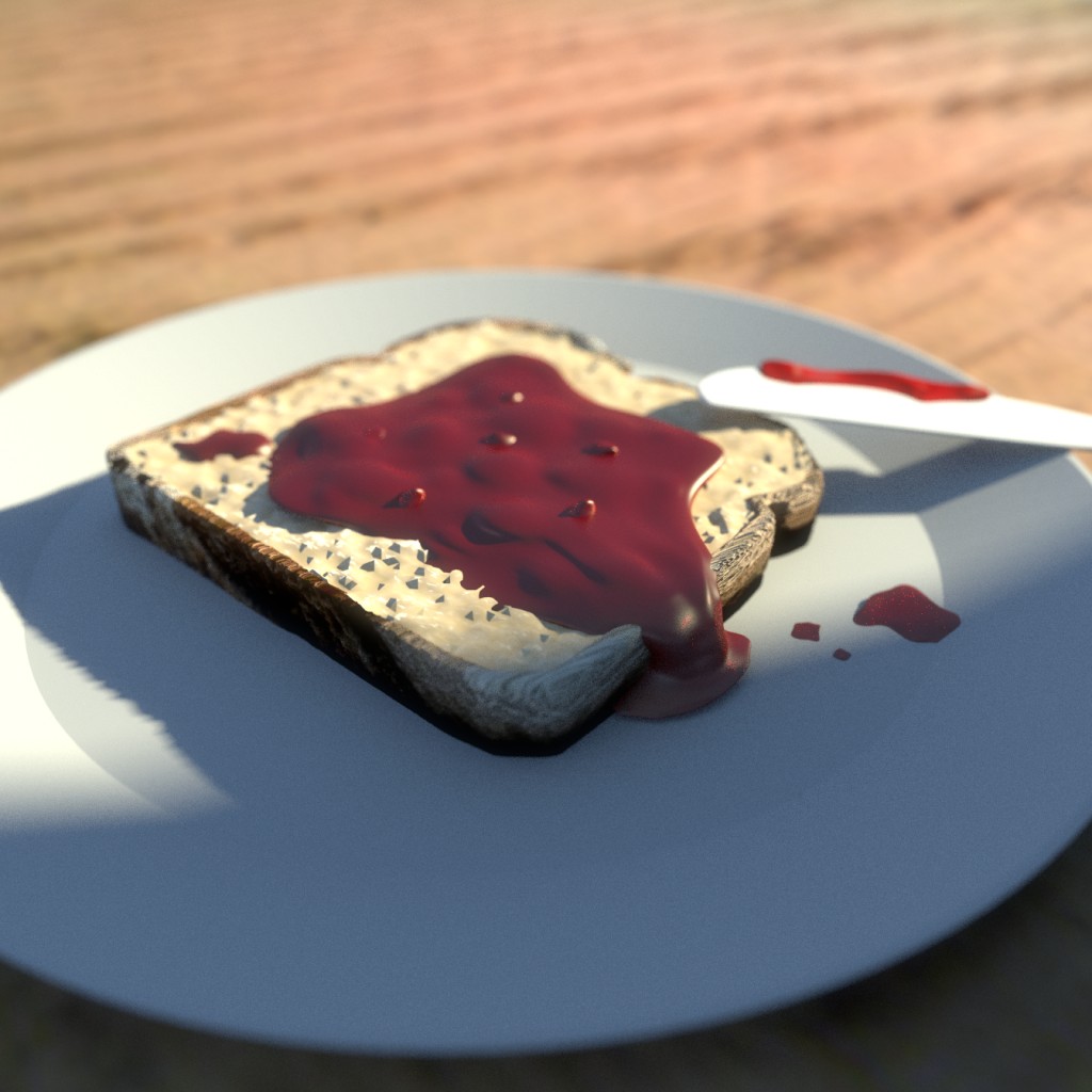 bread with jam preview image 1